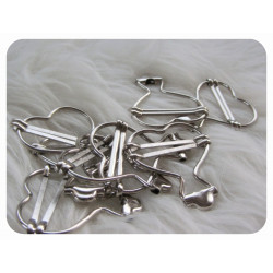 Hosenträger Schnallen Herz 25mm